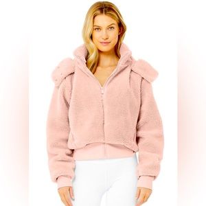 Alo Foxy Sherpa Jacket - Pale Mauve